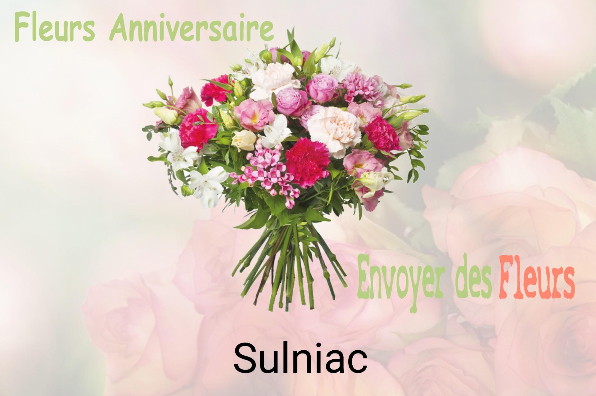 Bouquet de fleurs d’anniversaire livré à Sulniac